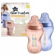 TOMMEE TIPPEE Zdobená FĽAŠA 2 x 340ml 3m+