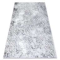 Moderný koberec Ornament vintage Structural sivý 80x150 cm #AT1453