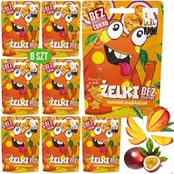 BE RAW KIDS MANGO želé 8 ks BEZ ŽELATÍNY