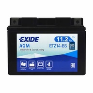 EXIDE ETZ14-BS / YTZ14-BS 12V 11Ah 205A L+