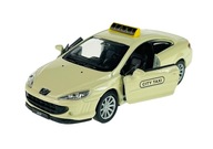 WELLY PEUGEOT 407 COUPE TAXI 1:34 NOVÝ KOVOVÝ MODEL