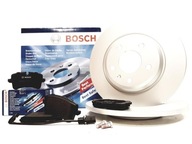 BOSCH DISK + DESTIČKY ZADNÉ AUDI A6 C7 A7 300MM