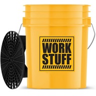 WORK STUFF Detailing Bucket Yellow WASH vedro + separátor na umývanie auta