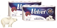 VELVET 3-vrstvový toaletný papier 2x8 roliek