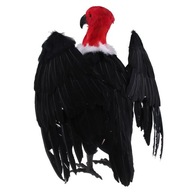 Umelý krk Vulture Bird Taxidermia červená