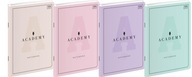 4X Notebook A5 60k mriežka INTERDRUK Academy Pastel