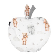 Bambusový plochý vankúš Apple Bears - Lepre