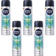 NIVEA Antiperspirant MEN fresh kick 5*150ml