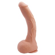 VEĽMI VEĽKÝ DILDO DILDO CYBERSKIN DILDO 27 CM