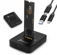 Adaptér SSD M.2 NVMe Vreckový disk SATA USB-C 3.2