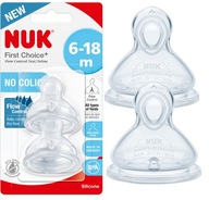 NUK FC+ silikónový cumlík pre Flow Control BOTTLE