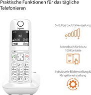 Gigaset AS690 BEZDRÔTOVÝ TELEFÓN LCD DECT PL