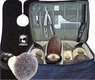 Beard Set Razor Bag Kozmetická taška Beard Bross Nožnice