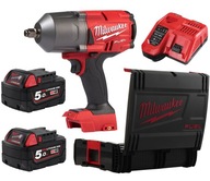 Rázový uťahovák 2x5Ah 1898Nm Milwaukee M18 FHIWF12