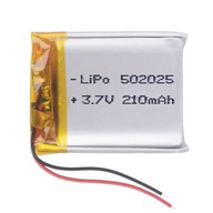 Batéria Li-Poly 210mAh 3,7V 502025