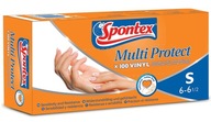 Spontex, Jednorazové rukavice, veľkosť S, 100 ks