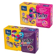 FARBY NA PLAKÁT 2x 6 farieb 20 ml - GLITTER + FLUO