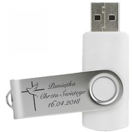 16 GB USB 3.0 USB flash disk s gravírovaním na krst