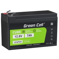 Green Cell - LiFePO4 batéria 12V 12,8V 7Ah pre fotovoltaické systémy,