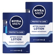 NIVEA MEN Protect & Care osviežujúca voda po holení 2 x 100 ml