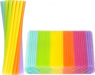 JUMBO farebné plastové slamky, 250 ks