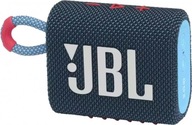 Prenosný reproduktor JBL GO 3 v modrej a ružovej farbe