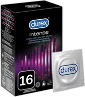 DUREX Intense kondómy 16 kusov, stimulujúce