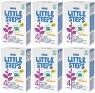 6x Nestlé LITTLE STEPS 4 ďalšie mlieko 500g