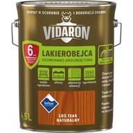 Lakovacia lazúra L05 Natural Teak VIDARON 4,5L