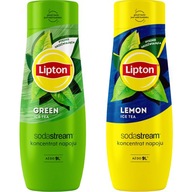 SODASTREAM sada vodných sirupov Lipton Lemon+Green
