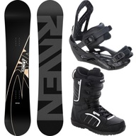 Snowboardový set RAVEN Element Carbon 157cm / AT