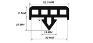 Tesnenie na prepravu PVC okien 50 m