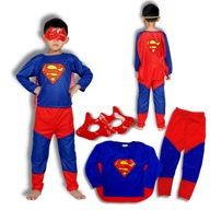 SUPERMAN SUIT 98-110 SET MASKA CAPEA BALL