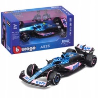 BOLID F1 BWT Alpine Team A523 2023 Esteban Ocon 1:43 model BBURAGO 18-38072