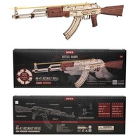 3D PUZZLE AK-47 PUŠKA GUMOVÁ ZBRAŇ Robotime