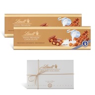 Lindt švajčiarska čokoláda s orechmi 2x300g, pralinky Hochfein 200g