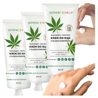 Krém na ruky s konopným olejom Konopný krém hydratačný Aloe Vera 100 ml 3x