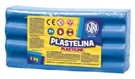 ASTRA plastelína 1kg modrá