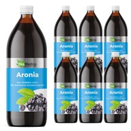 Sada 6x EkaMedica Aronia Juice 100% bez cukru 1l