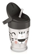 LOVI JUNIOR pohár so slamkou 250ml Salt&Pepper