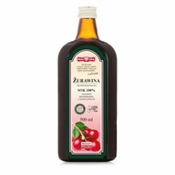 Brusnicová lisovaná šťava 500 ml - Polska Róża