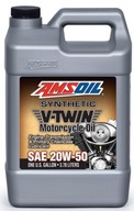 SYNTETICKÝ MOTORKOVÝ OLEJ AMSOIL V-TWIN 20W50 3,78L 1Gal. HARLEY