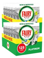 Kapsule do umývačky riadu Fairy Platinum Lemon 250 ks