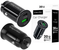 USB nabíjačka do auta 3.1A QUICK CHARGE rýchla a silná Kruger & Matz