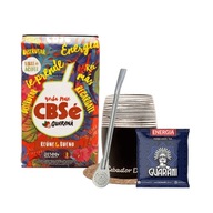 Yerba Mate CBSe Guarani set 500g Bombilla Calabash