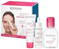 BIODERMA SENSIBIO DEFENSIVE DARČEKOVÝ KOZMETICKÝ SET sérum+tekutina+krém