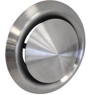 Prívodný a výfukový difúzor 150 mm, ventil chróm inox