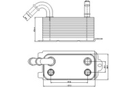 OLEJOVÝ CHLADIČ VOLVO S60 II S80 II V60 I ​​​​V70 III