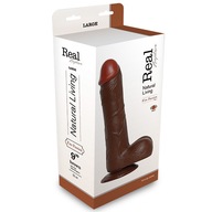 REALISTIC VIBRATOR REAL RAPTURE BROWN 9 vibrátor