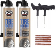 K2 TIRE DOCTOR 500ML x2 + SADA NA OPRAVU PNEUMATÍK